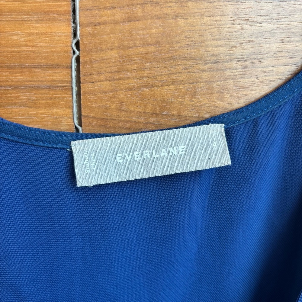 Everlane Japanese GoWeave Tank Wrap Midi Dress, Size 4 - Picture 7 of 14
